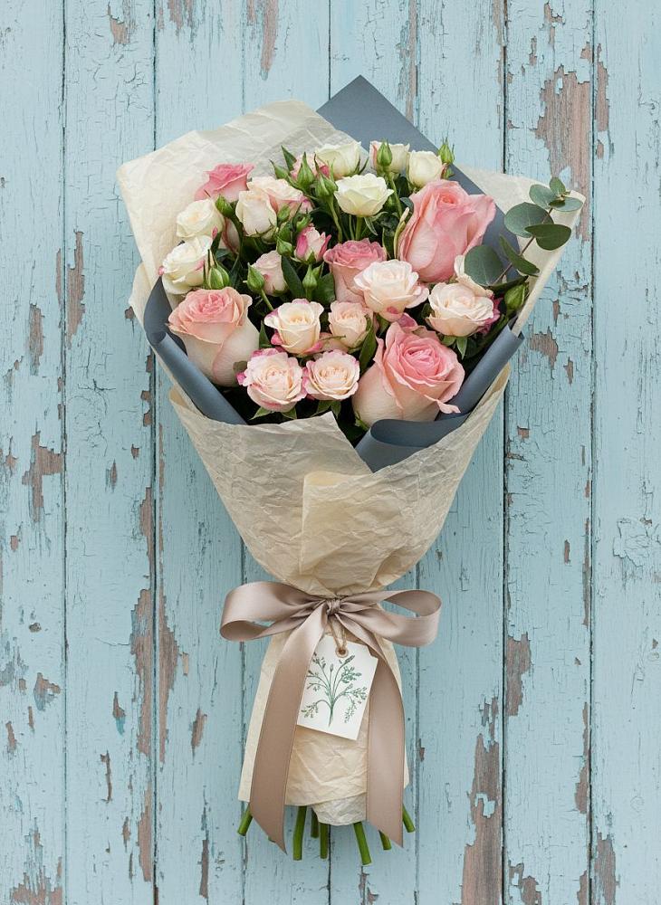 Букет цветов из: Розы в Подгорном