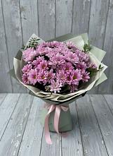 Букет цветов из:  Хризантемы #REPLACE_PRED# Подгорном