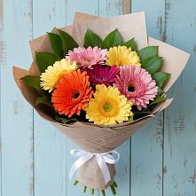 Букет цветов из:  Герберы #REPLACE_PRED# Подгорном