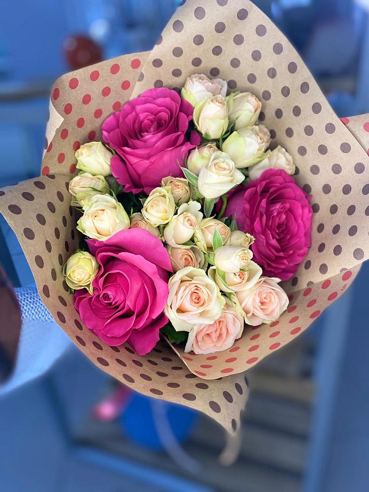Букет цветов из: Розы в Подгорном