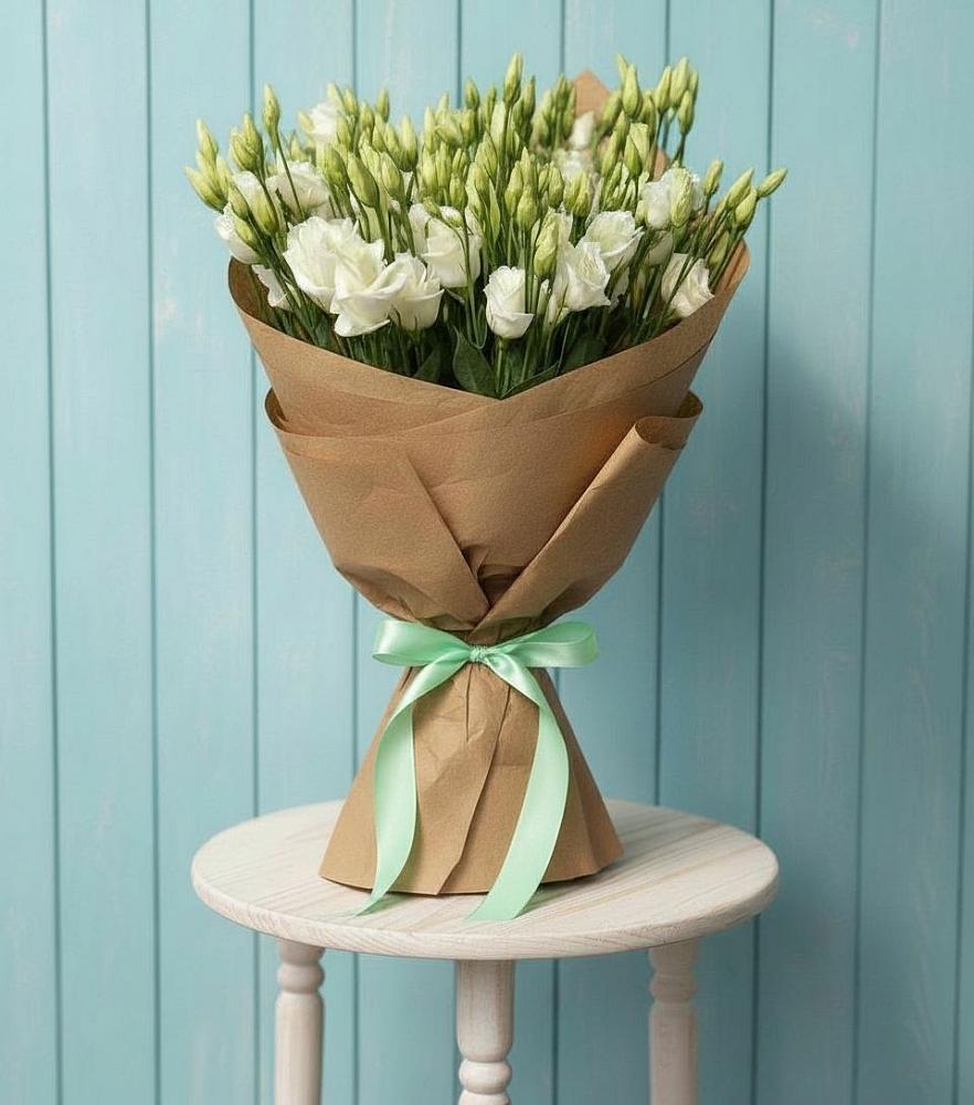 Букет цветов из: Лизиантусы в Подгорном