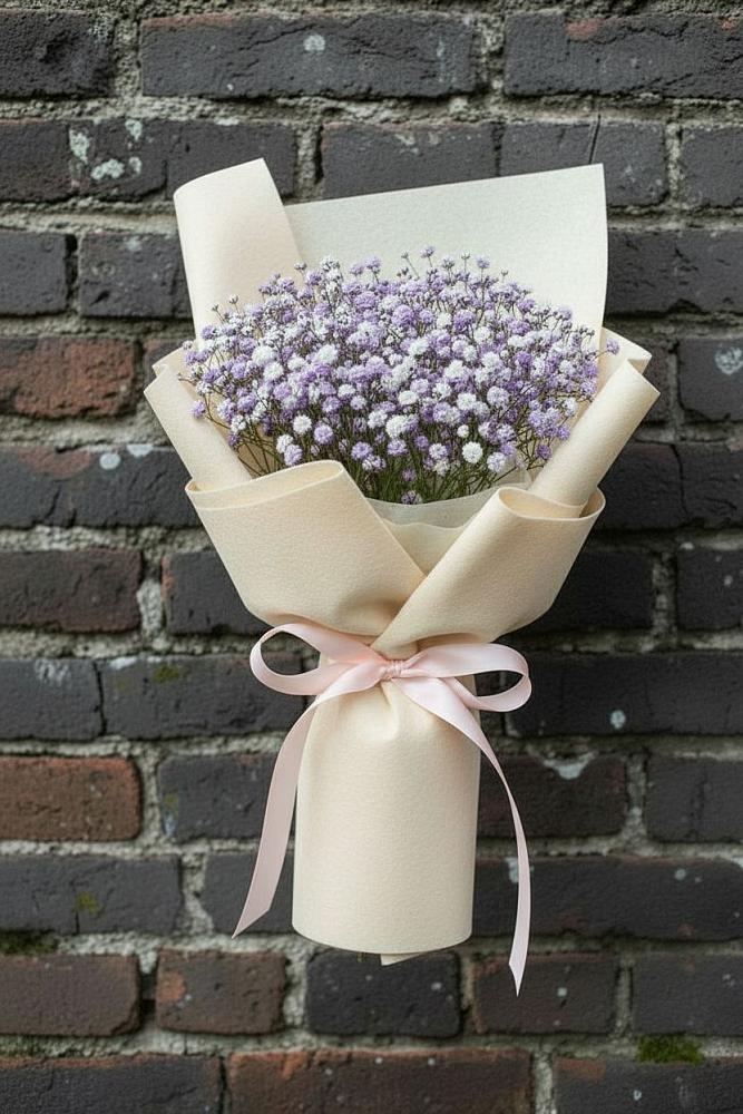 Букет цветов из: Гипсофила в Подгорном