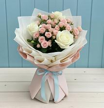 Букет цветов из:  Розы в Подгорном