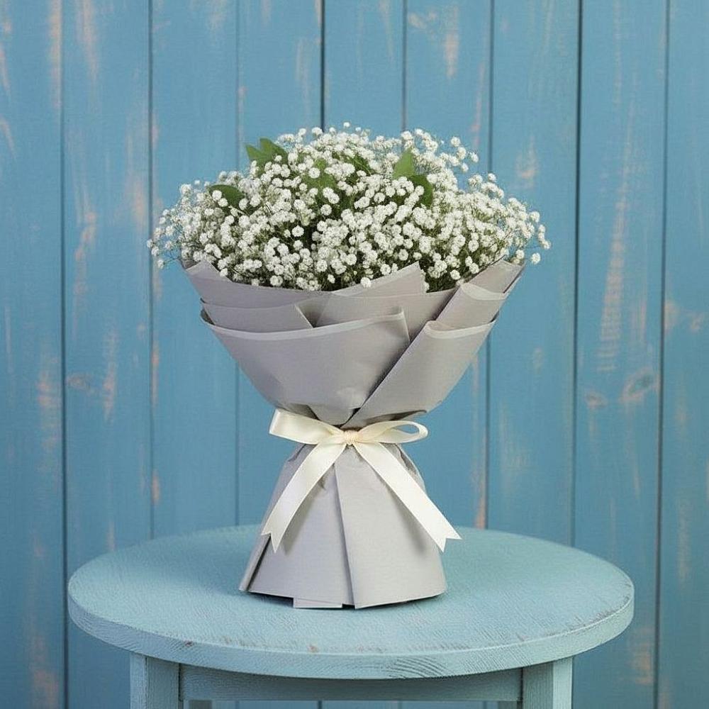 Букет цветов из: Гипсофила в Подгорном