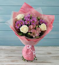 Букет цветов из:  Герберы в Подгорном