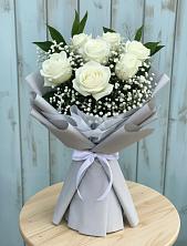 Букет цветов из:  Розы в Подгорном