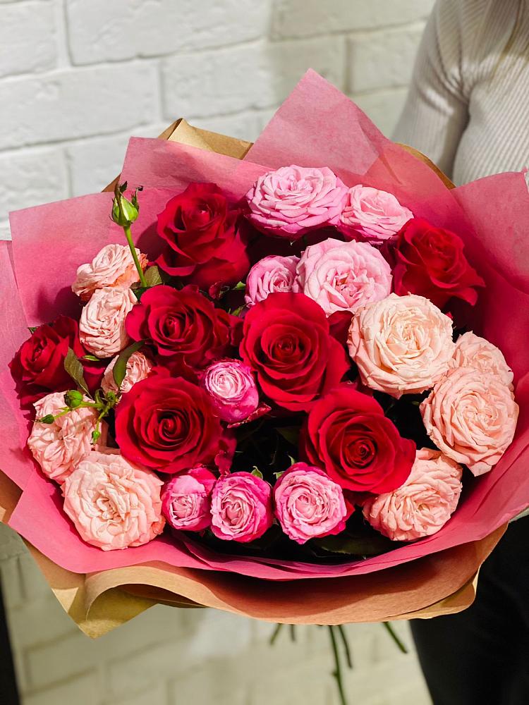 Букет цветов из: Розы в Подгорном