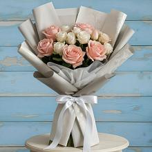 Букет цветов из:  Розы в Подгорном