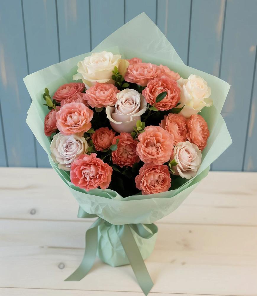 Букет цветов из: Розы в Подгорном