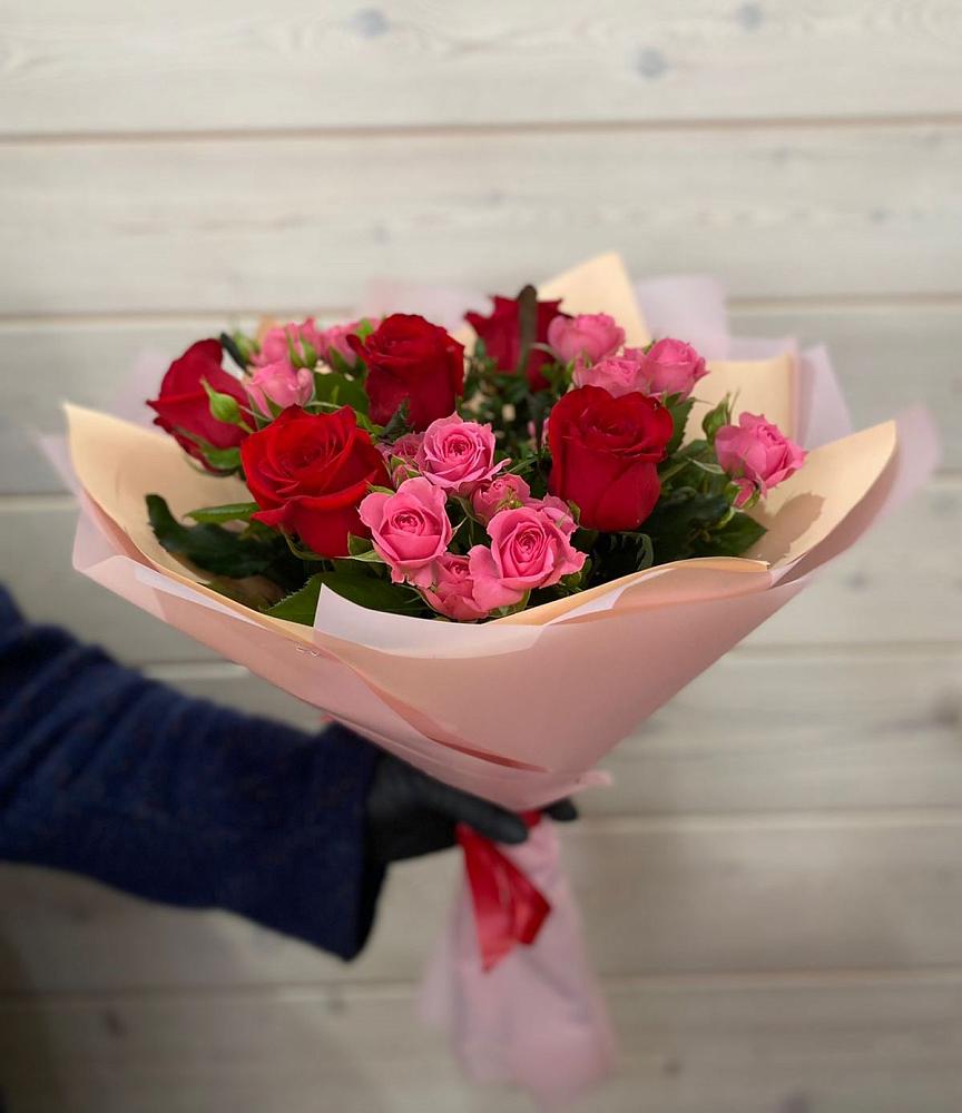 Букет цветов из: Розы в Подгорном