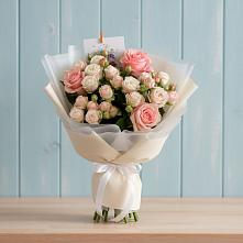 Букет цветов из:  Розы в Подгорном