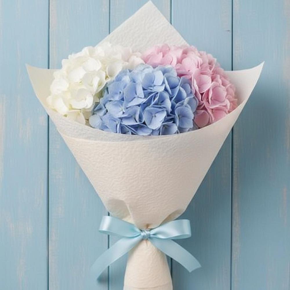 Букет цветов из: Гортензия в Подгорном