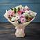 Букет цветов из: Хризантемы, Альстромерии и Розы в Подгорном